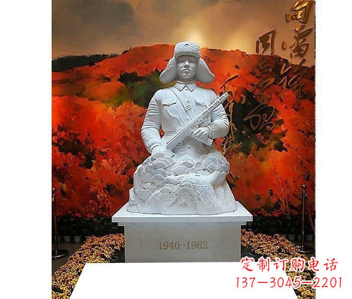 泰州雷锋革命烈士石雕