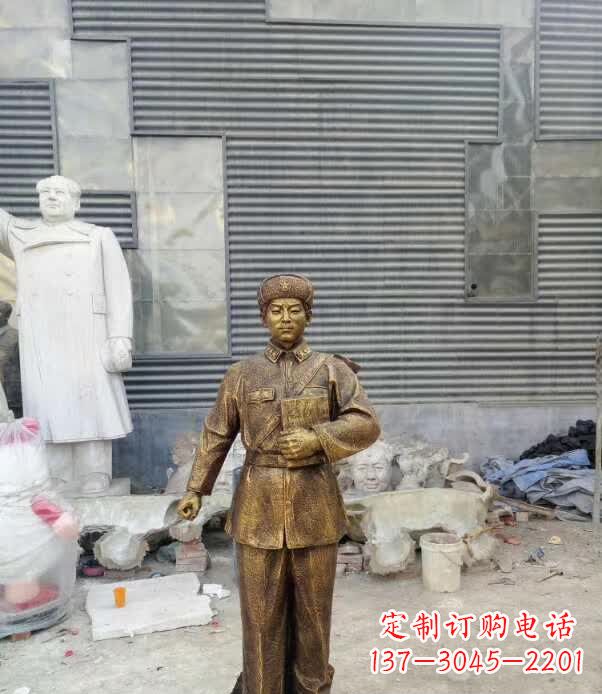 泰州雷锋名人铜雕