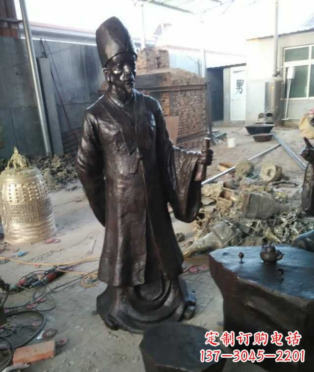 泰州精美雕塑,展现古代名医李时珍的传奇
