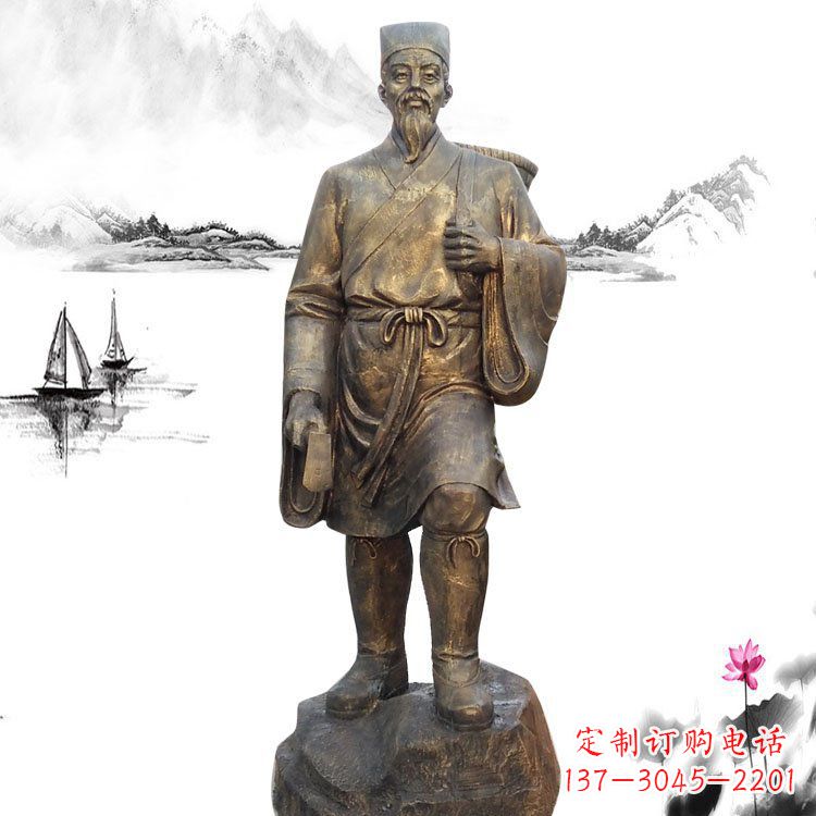 泰州精美李时珍雕塑,为您的生活增添更多艺术色彩