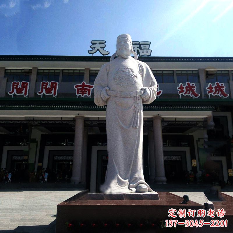 泰州喜迎百年李世民白玉雕像