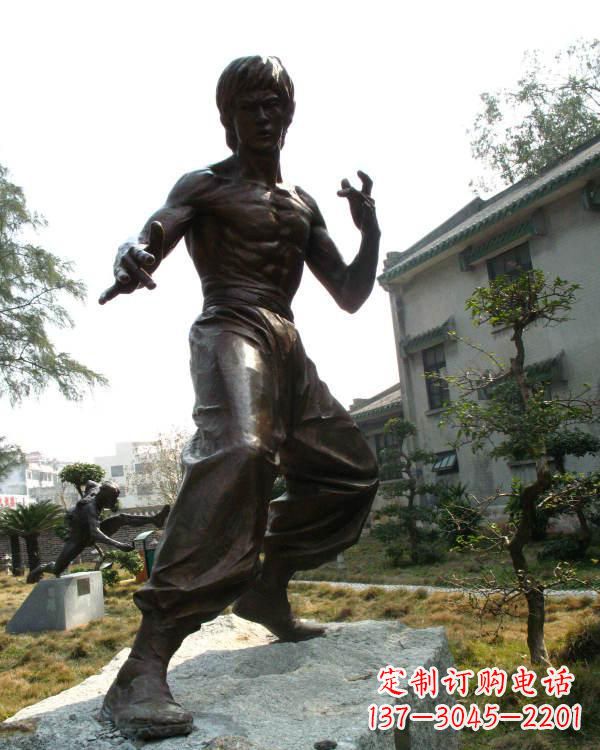 泰州专业定制李小龙铜雕