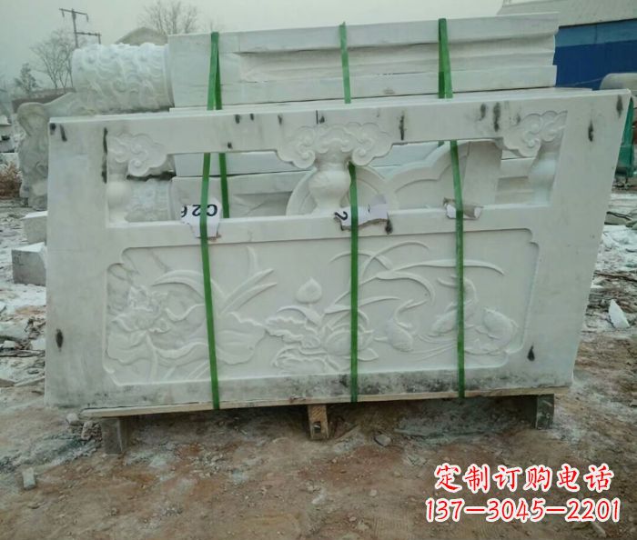 泰州高端汉白玉栏板雕塑,精致装点你的空间