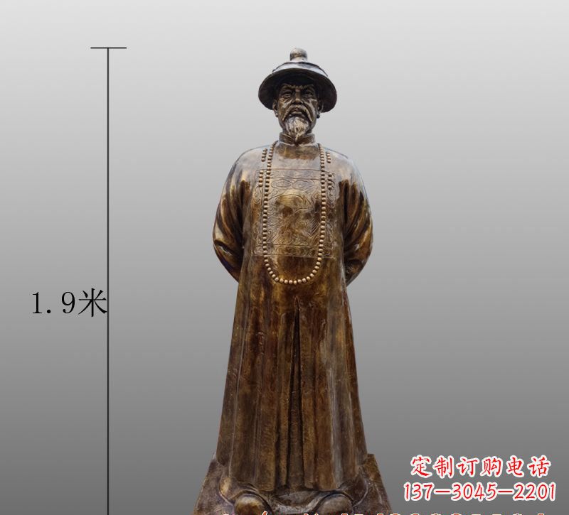 泰州为您量身定制林则徐铜雕像