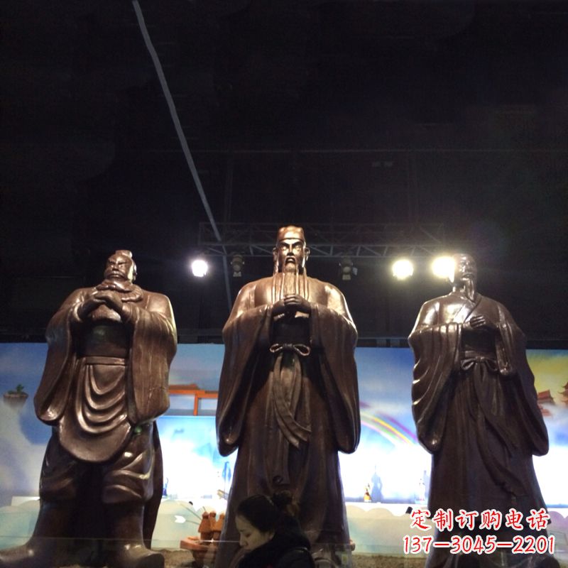 泰州经典绝版,古代风靡,桃园三结义关羽雕塑