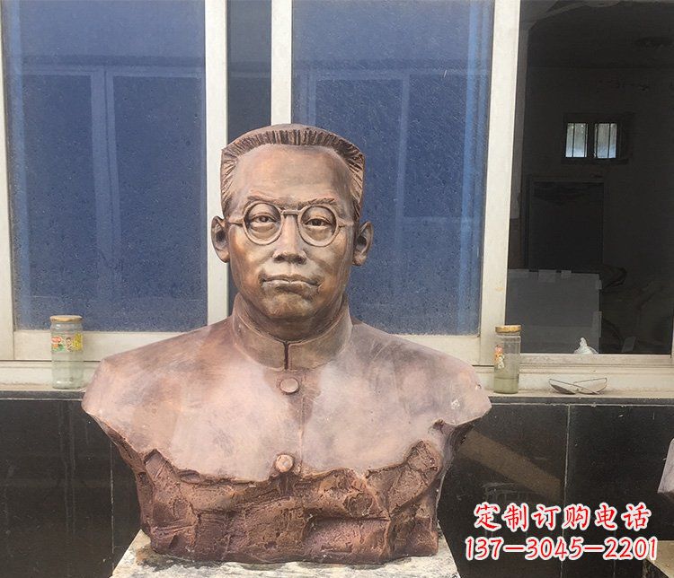 泰州精致的刘伯承头像铜雕