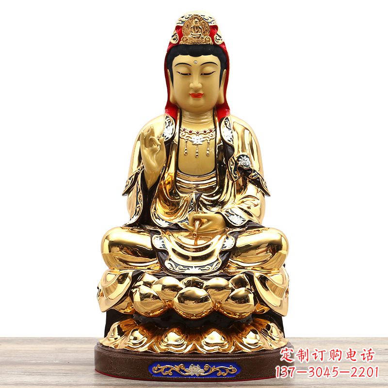 泰州荣耀观世音,精巧纯铜雕塑