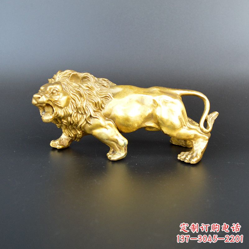 泰州鎏金西洋狮子雕塑