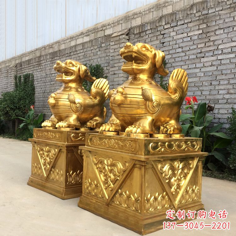泰州高品质貔貅雕塑,精致外观点缀家居