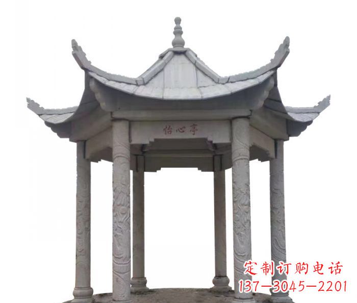 泰州精美凉亭石雕–精细雕刻制作精致的艺术品