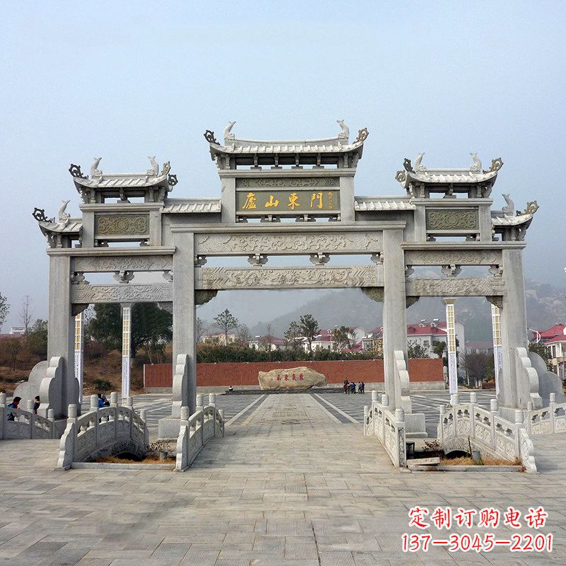 泰州庐山大门石牌坊雕塑特色产品介绍