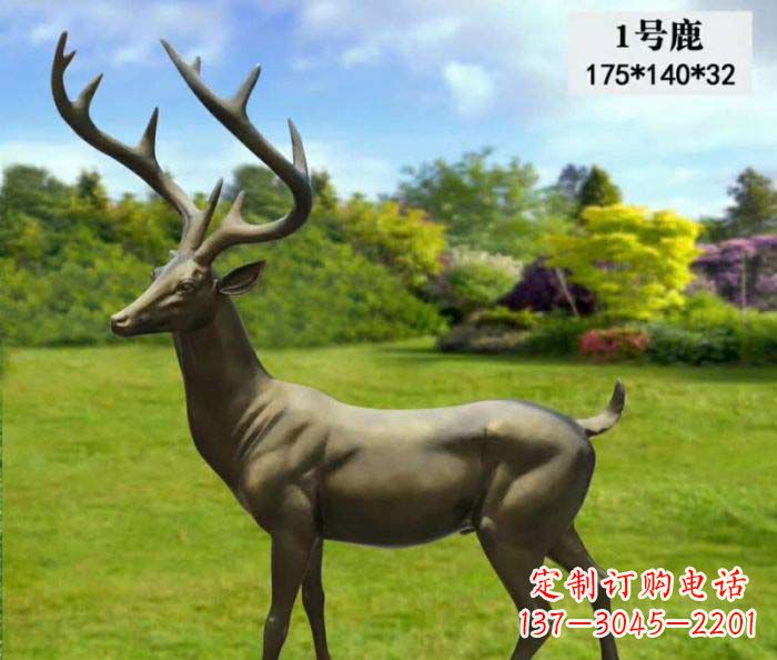 泰州鹿铜雕,尽显动物精髓