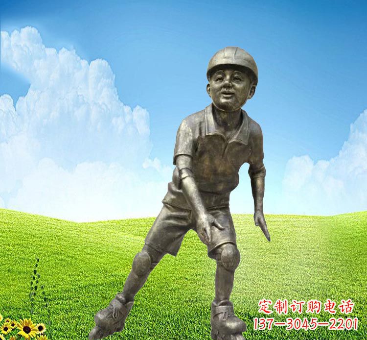 泰州领雕塑:儿童公园里的铜雕精灵