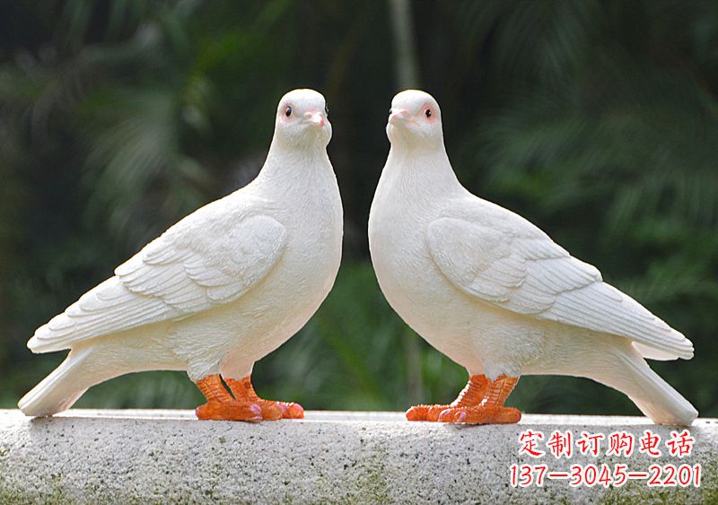 泰州华丽和平鸽雕塑,缔造美好新世界