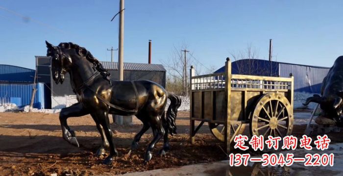 泰州华丽复古,名车贵族,精美马车雕塑