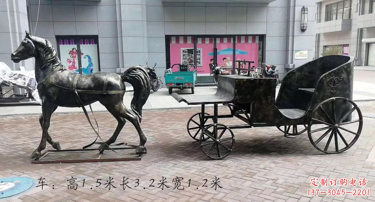 泰州古典马车雕塑,精致传承礼仪之魂