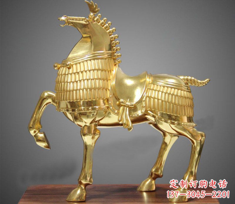 泰州马公园动物铜雕 (2)
