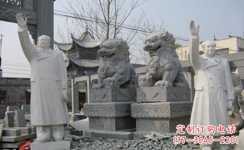 泰州毛主席挥手伟人石雕
