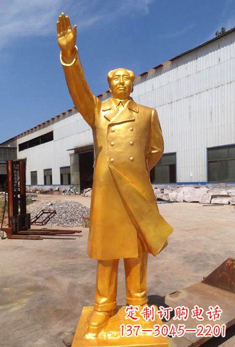 泰州毛主席铜像:中国历史上最伟大的领袖