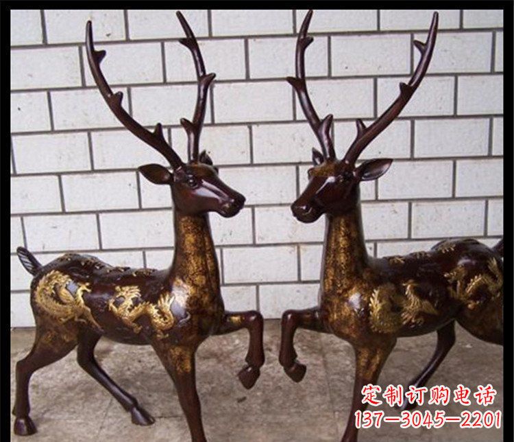 泰州中领雕塑梅花鹿玻璃钢动物雕塑是一款造型精…
