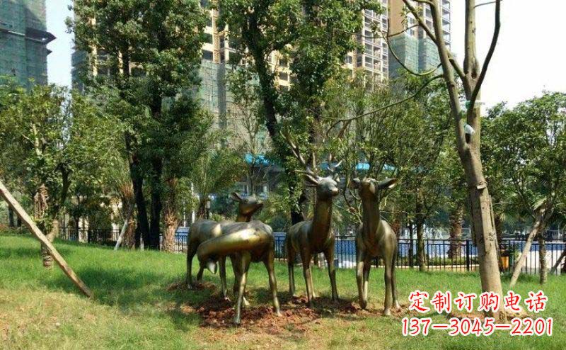 泰州青铜雕刻的梅花鹿,给您的生活带来另一种美感