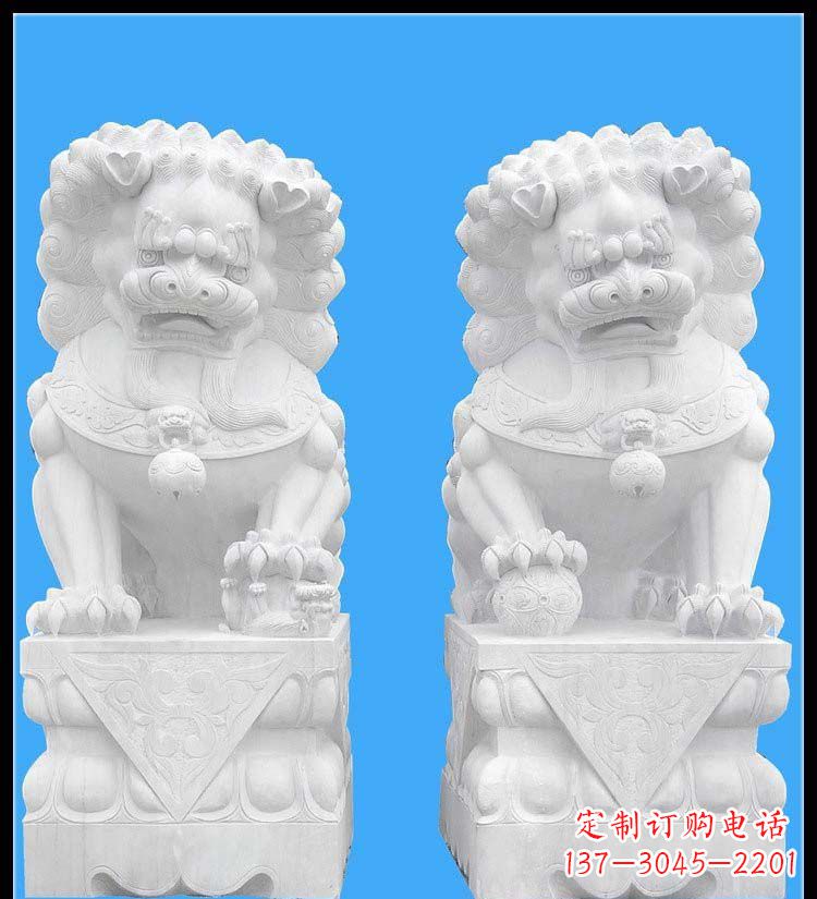 泰州狮子雕塑,魅力体现宏伟大气