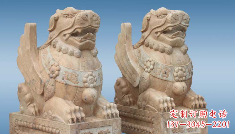 泰州中领雕塑:传承古老传统,精心雕琢貔貅石雕