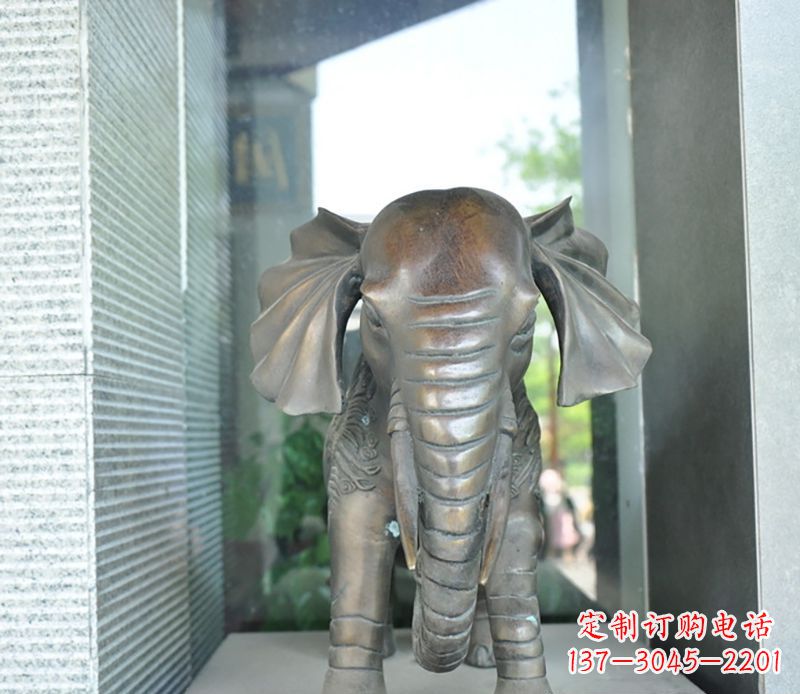 泰州艺术象征——门口镇宅大象铜雕