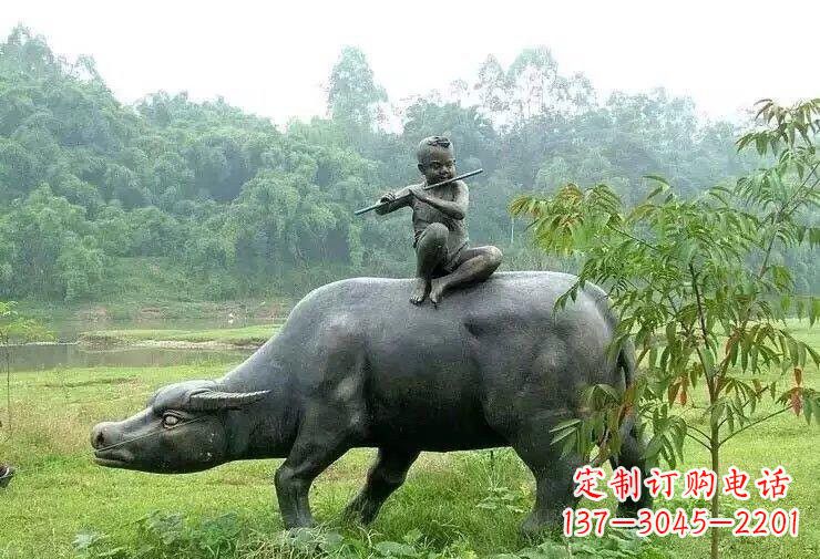 泰州艺术精美的牧童铜雕