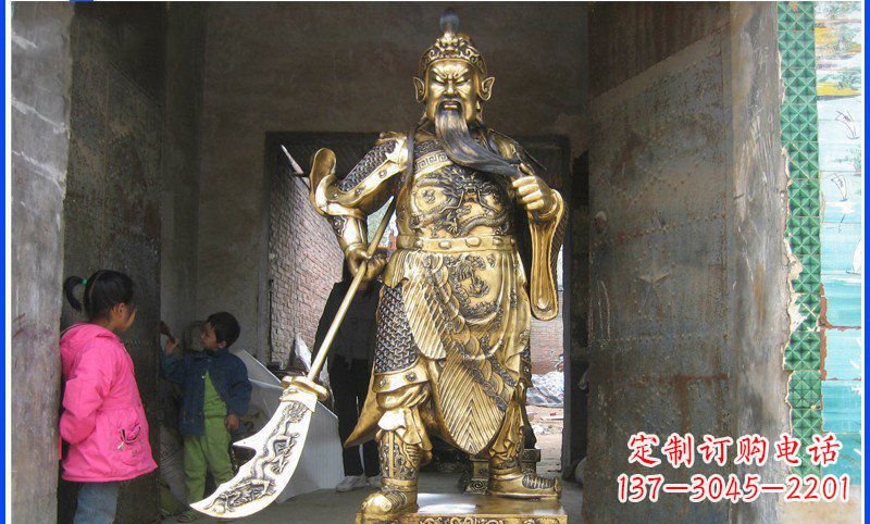 泰州铸魂关公雕塑,让古老传说继续传承