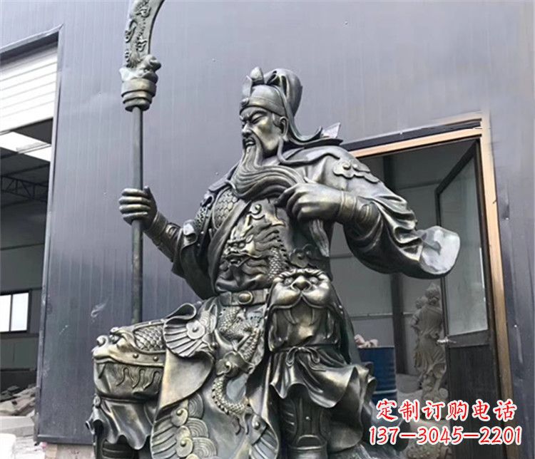 泰州高雅典雅的关公铜雕