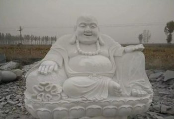 泰州质感非凡的汉白玉弥勒佛雕塑