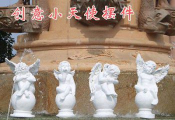 泰州中领雕塑：汉白玉小天使雕塑