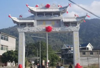 泰州红旗渠分水苑牌坊浮雕雕塑：专业雕塑定制服务