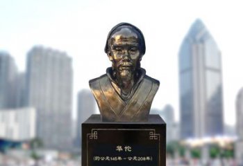 泰州享受至尊荣耀，拥有华佗雕塑头像