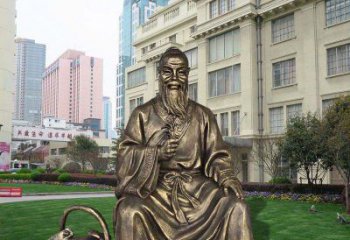 泰州精美古典——华佗古代名人铜雕