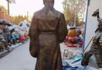 泰州精美雕塑永流传——华佗名医铜雕（定制）