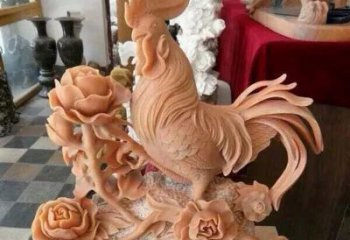 泰州国家元素：吉祥如意公鸡石雕