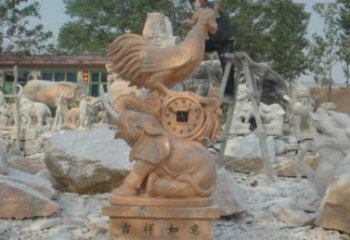 泰州精美的公鸡石雕，带您回到传统