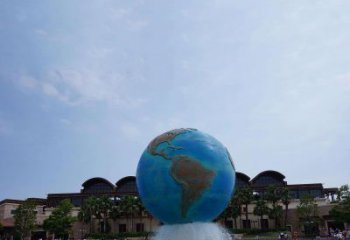 泰州定制大型不锈钢地球雕塑