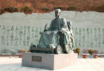 泰州享誉世界的诸葛亮铜雕景观雕塑