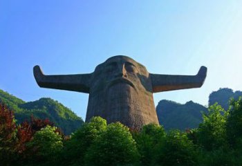 泰州中领雕塑：神农头像雕塑