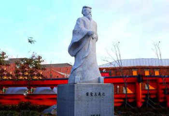 泰州传承文化艺术之美：王羲之石雕
