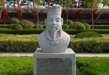 泰州精美绝伦，欧阳询石雕头像