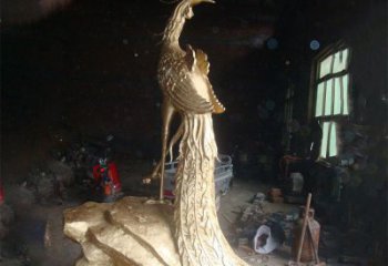 泰州精美制作的孔雀雕塑