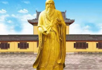 泰州中领雕塑老子骑牛石雕