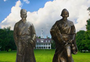 泰州传承古代名人——华佗雕塑