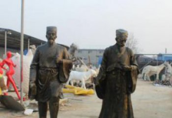 泰州复兴古艺，海归精品—李时珍铜雕