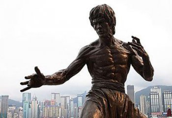 泰州李小龙铜雕，为您展现明星的精彩！