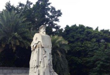 泰州林则徐石雕塑，融合古典韵味与现代气息